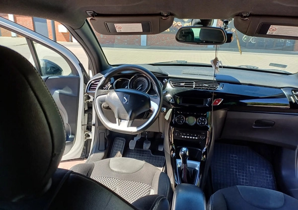 Citroen DS3 cena 20000 przebieg: 93300, rok produkcji 2010 z Kutno małe 67